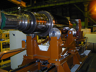 Machining and assembly of large diameter shaft